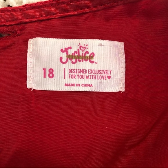 Justice, red lace dress - Picture 11 of 12